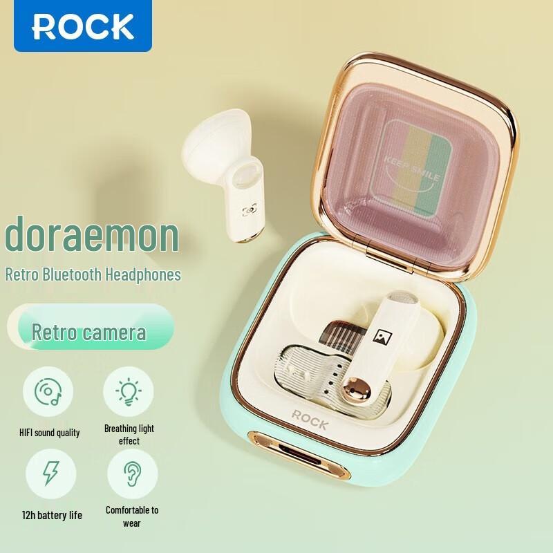 ROCK Retro Camera True Wireless Earbuds