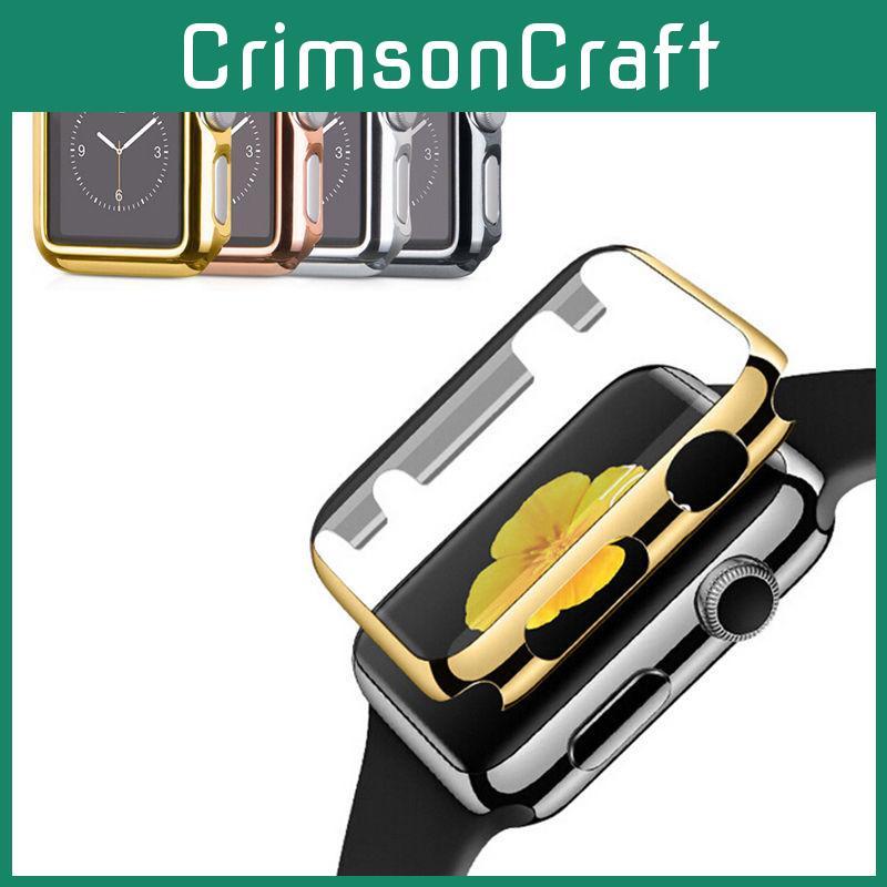 Apple Watch Accessories Hard Pc Case Electroplate Cover Protective Sleeve