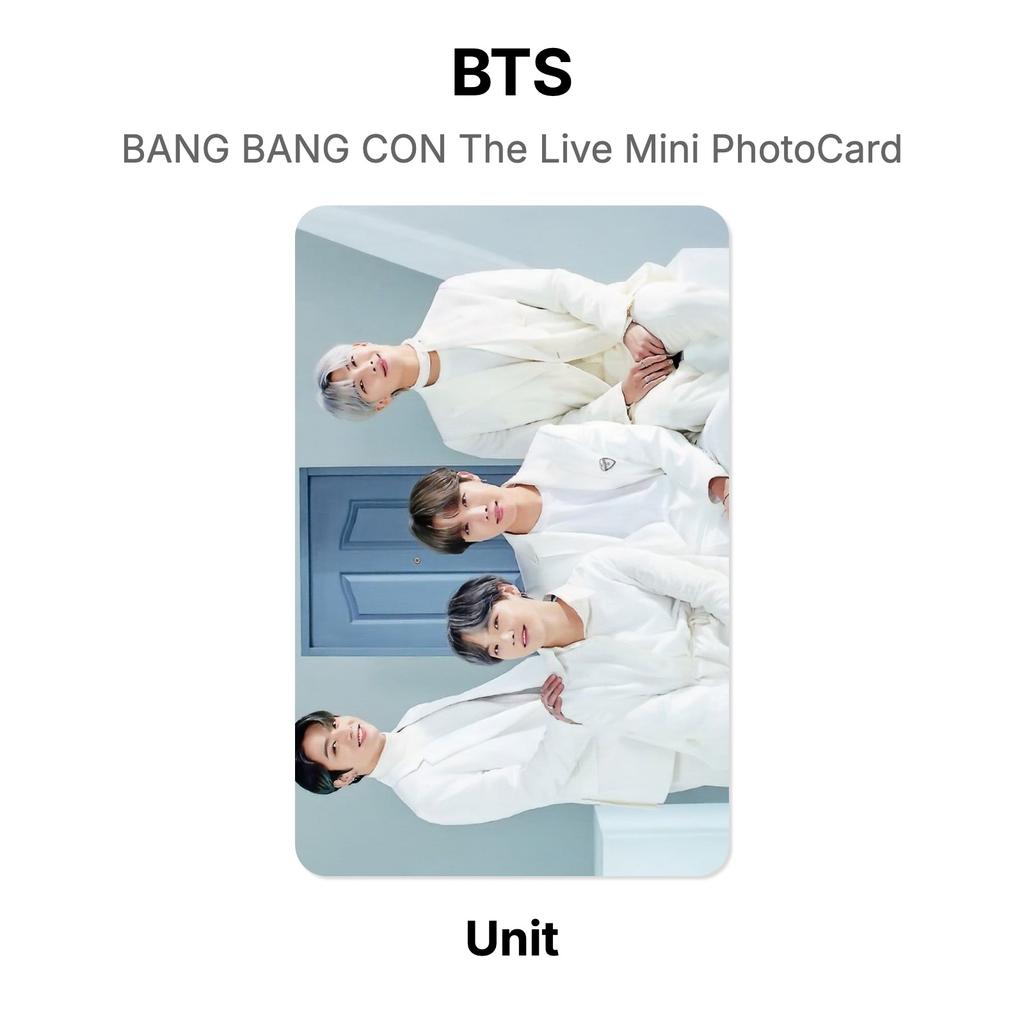 BTS BANG BANG CON The Live Mini PhotoCard Official Photocard