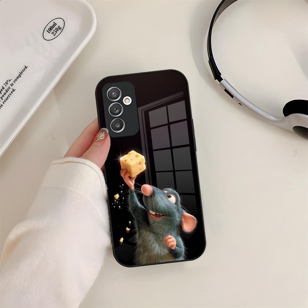 Disney Ratatouille Phone Case Glass For Samsung S24 S26 S23 S20 S25 S21 S22 Ultra Fe Plus A05 A06 A16 A26 A36 A56 Coque