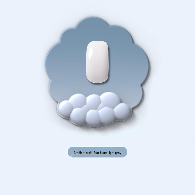 Ergonomic Gradient Cloud Keyboard Wrist Rest & Mouse Pad Set