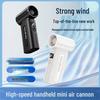 USB Rechargeable Handheld Fan with 100-Speed Digital Display & Stepless Control for High Wind Power