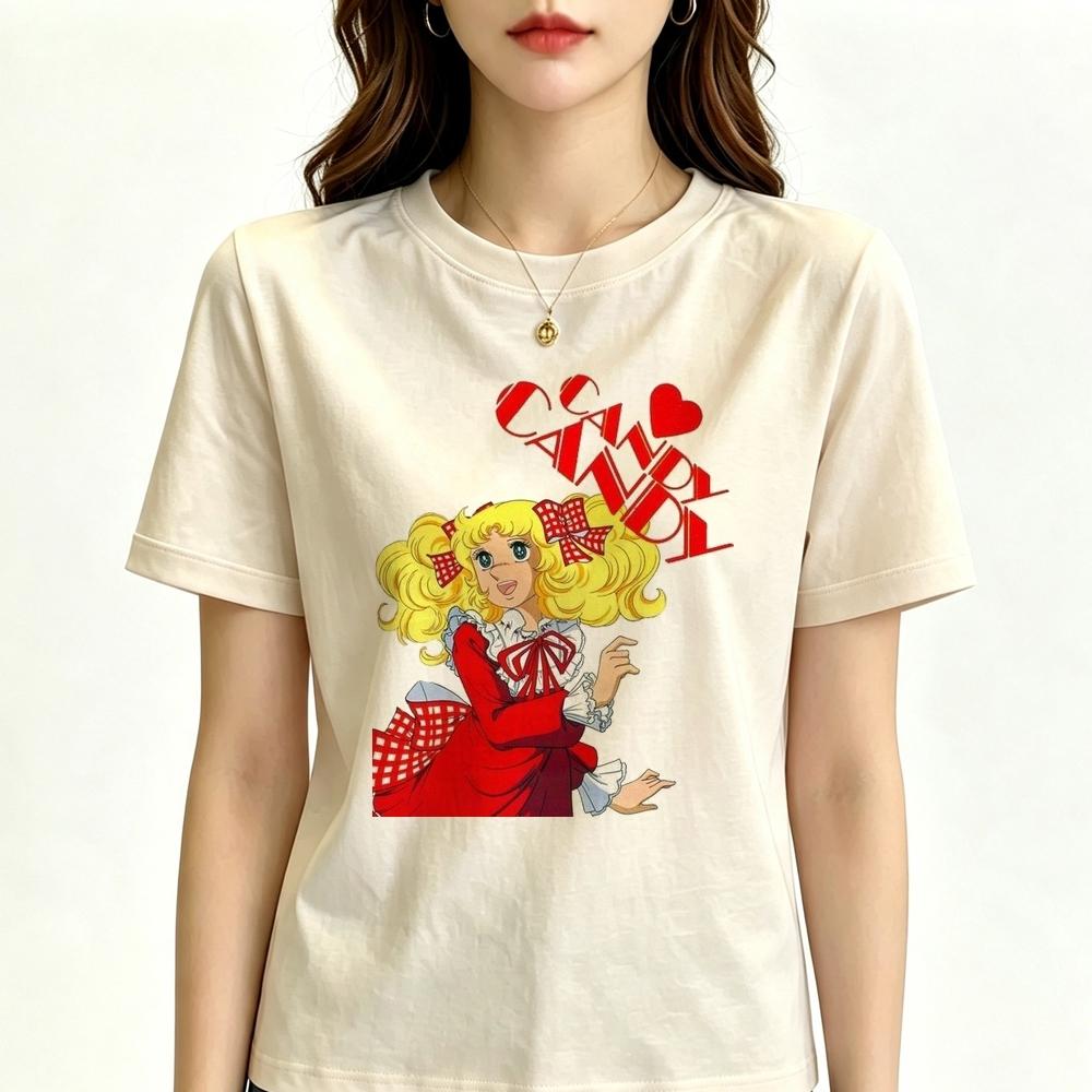 Candy Candy Anime tshirt Women meme anime aesthetic graphic t shirt gyaru streetwear Unisexga japanese japan