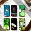 Cartoon I-Invader Z-Zim Gift Phone Case Black Silicone Soft For Samsung Galaxy A73,A72,A71,A70,A53,A52,A51