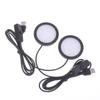 1 Pieza Para Bambú Luz Led Piezas Diy Modelo Cálido/Blanco/Neutro Negro Usb Redonda Ultra-Delgada Luz Para Bambu Lab Lámpara Kit Hardware