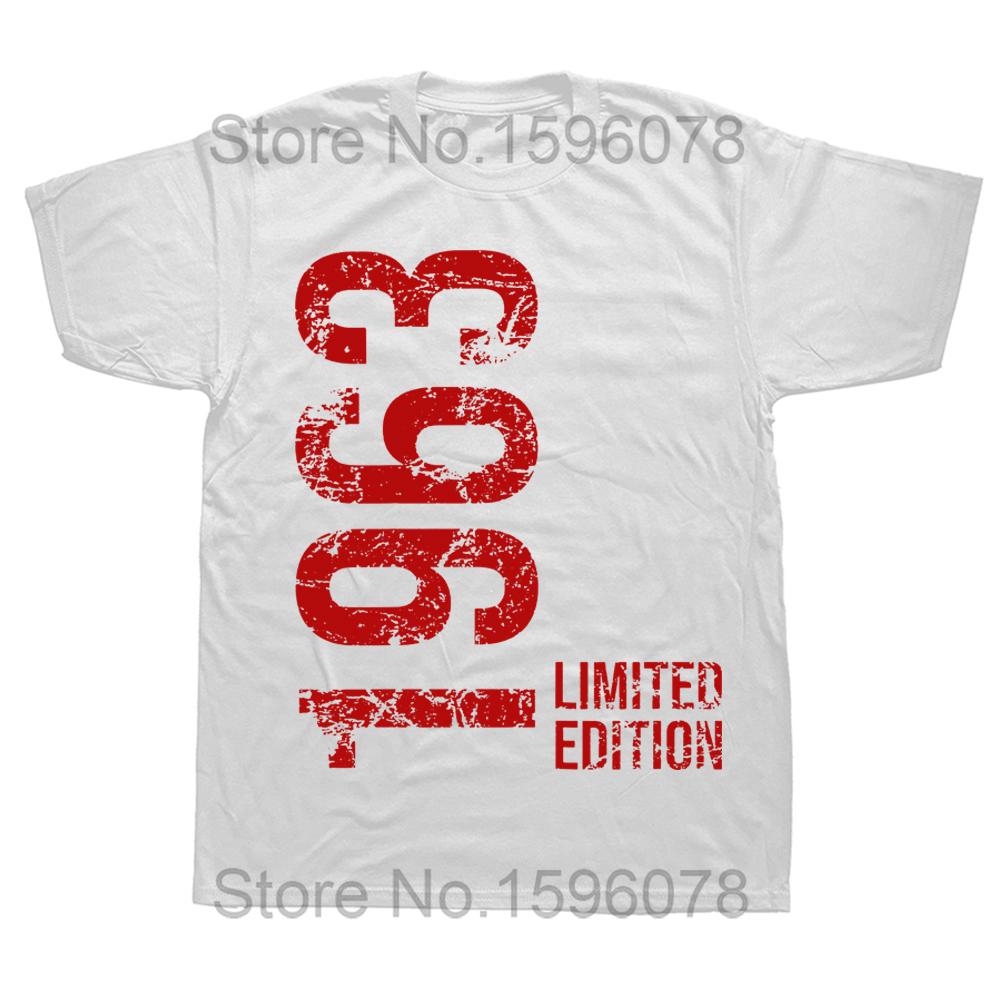 Novelty 61th Birthday 61 Years Retro Vintage 1963 T Shirts Graphic Cotton Streetwear Short Sleeve Birthday Gifts Summer T-shirt
