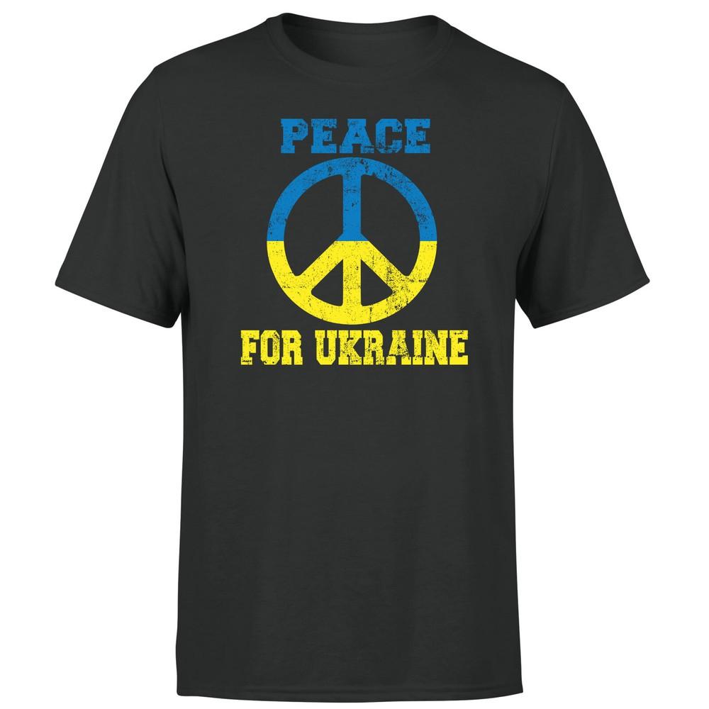 

Ukraine Flag Free Ukrainian Peace Pray For Ukraine Football Mens T shirt Top #CH M