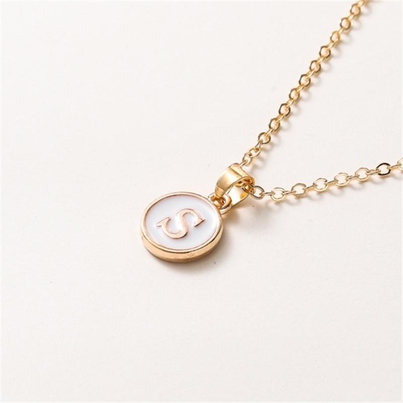2025 New Fashion Personalized 26 Initials Charm Necklace For Women Men Premium Design Name Necklace Ladies Jewelry Gift