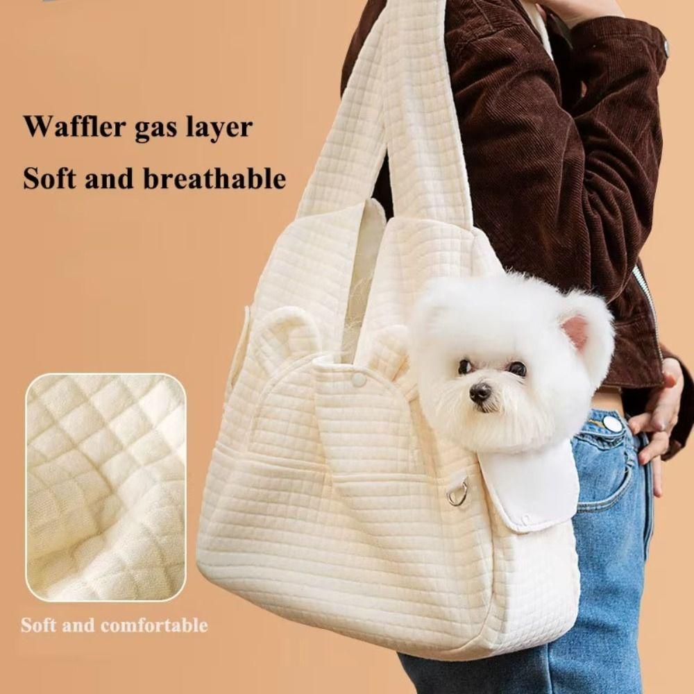 Adjustable Dog Bags Portable Cross Chest Backpack Trendy Pet Supplies  Outdoor