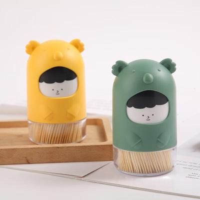 Pabei Kangaroo Girl Disposable Bamboo Toothpicks
