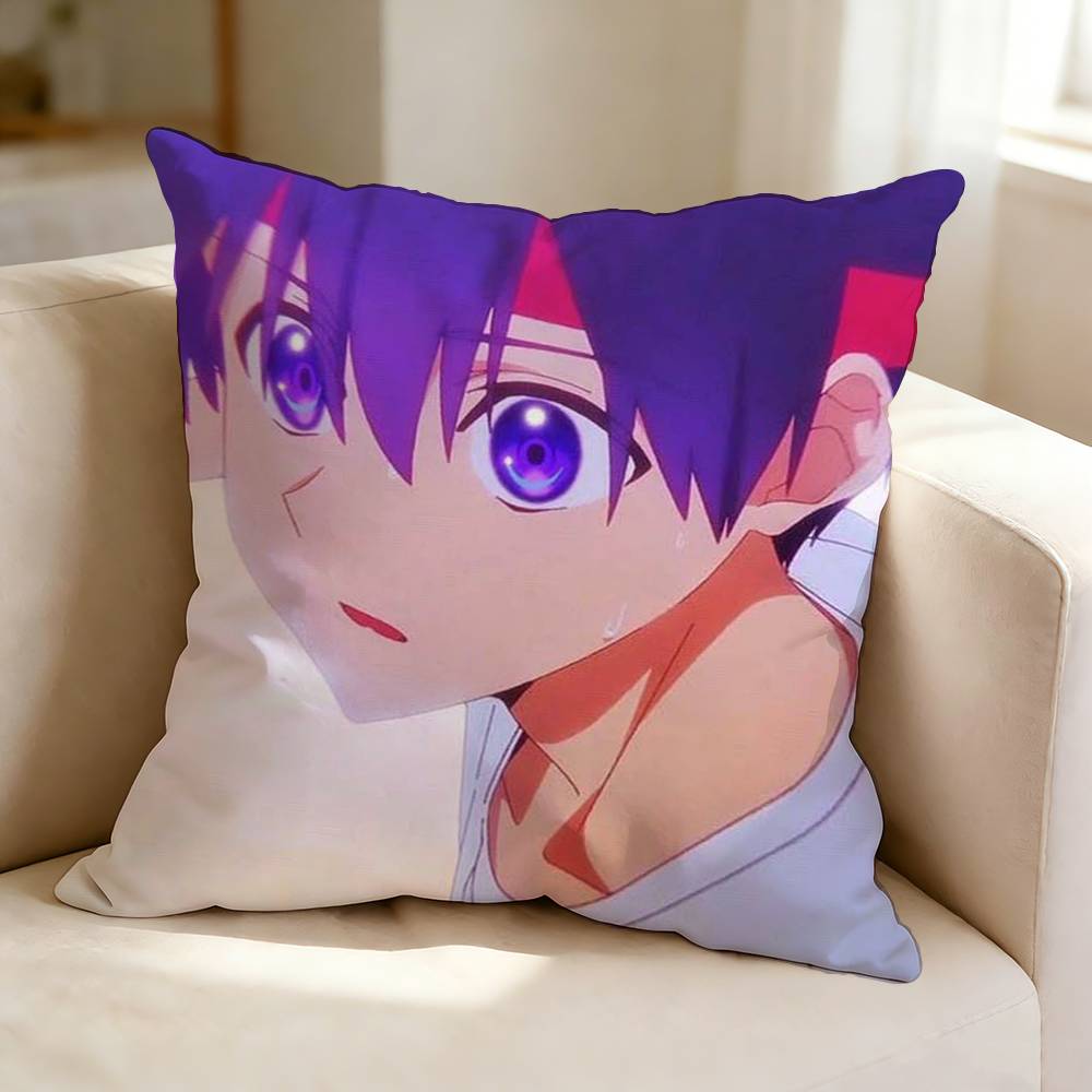 SShikimoris Not Just a Cutie IIzumi Yuu  Square DoubleSided printed Pillow Case Bedroom Bedside Pillow Sofa Cushion Cover