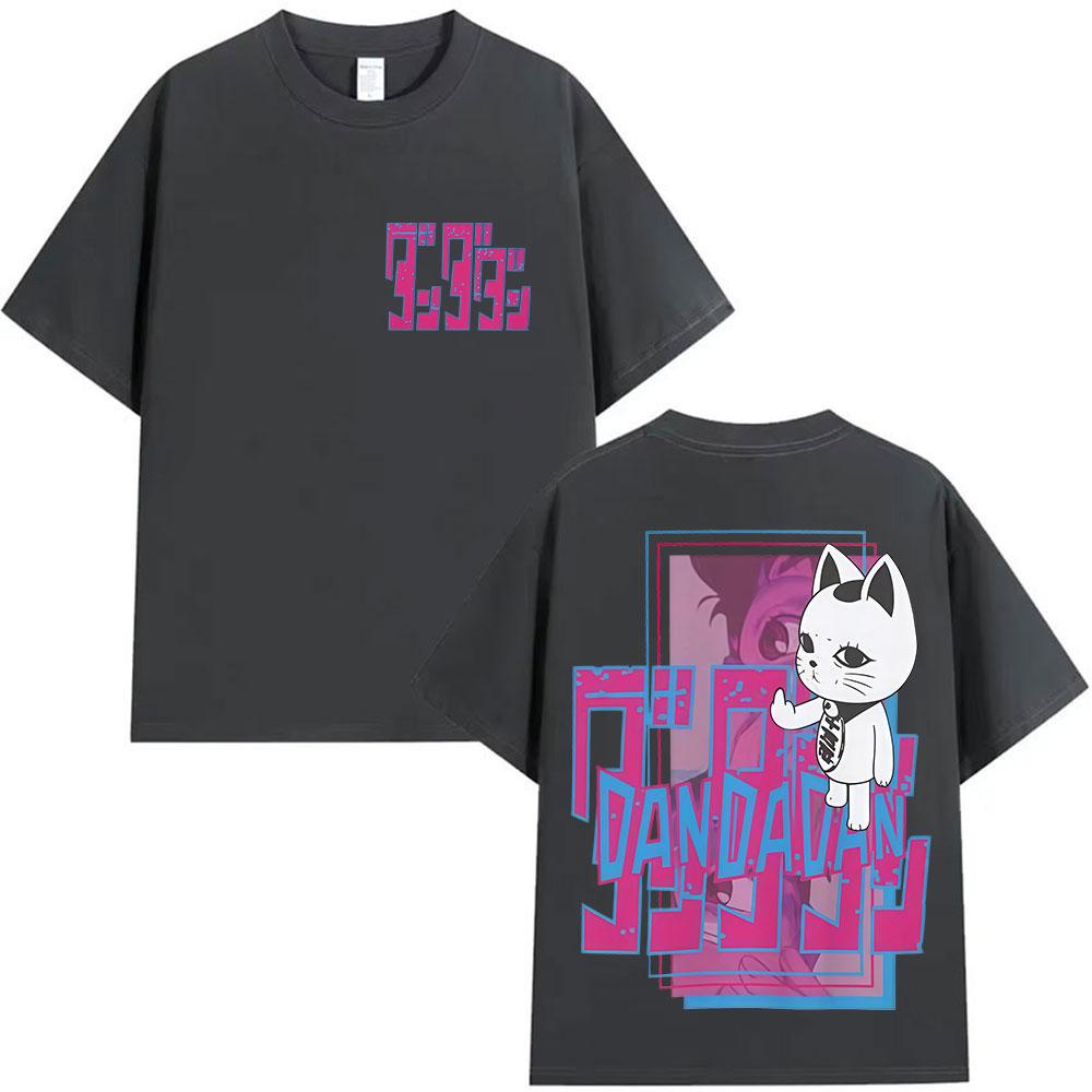 Japanese Anime Dandadan Turbo Granny Tshirt Men Womens Fashion Aesthetic T Shirts ONeck Loose Short Sleeve T Shirt Streetwear