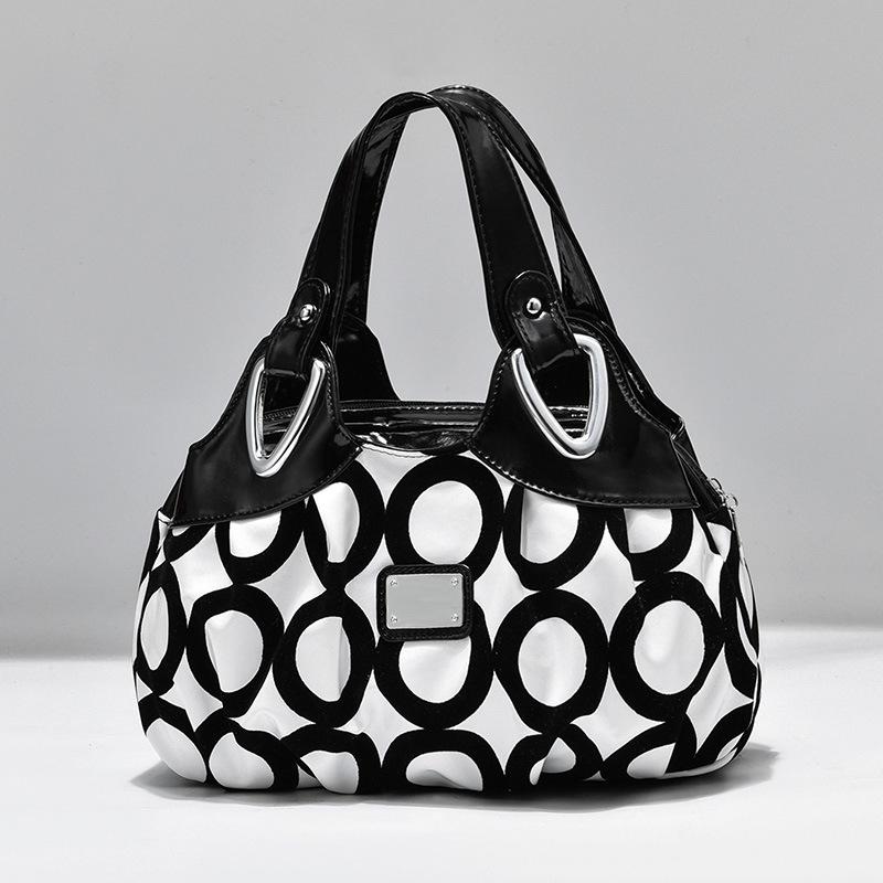 Flower Pu Leather Women Handbag Big Women's Shoulder Bags Famous Brand Design Lady Tote Handbag Colour Printing Crossbody