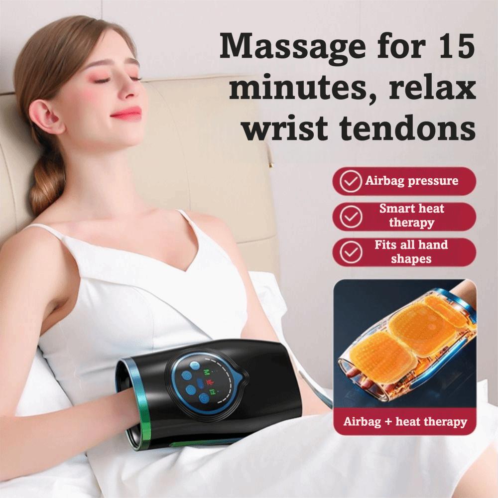 Air Bag Compression Heated Hand Massager Air Compression Massager for 3.7v/2000mAh Home Use