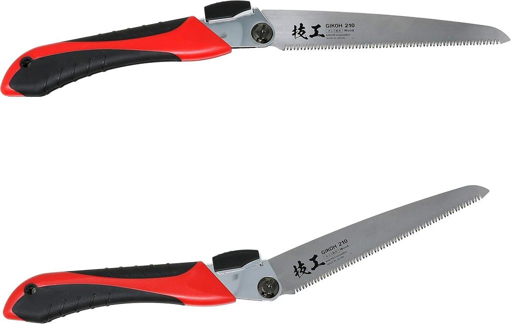 Kakuri Sangyo KAKURI Woodworking 210mm Blade Replaceable Compact Folding Angle Made in Japan 4381 Saw, Length, Blade, Saw, 2-Stage Adjustment,