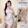 Sexy Lingerie Sexy Pure Desire Floral Suspender Skirt Large Size Lace Nightgown Can Go Out on The Bed Tease Temptation Pajamas