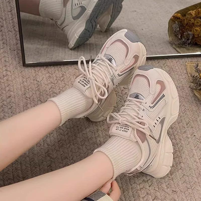 Spring/Autumn 2025 Girls' Casual Breathable Sneakers - Student & Children's Running Shoes