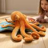 Realistic Octopus Plush Toy Soft Stuffed Animal Doll Cute Sea Creature Pillow for Kids