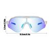 Outdoor Cycling Sunglasses UV400 Windproof Mountain Bike Eyeglass Anti-Glare Sports Eyewear for Fishing Running Driving Hiking