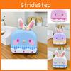 Cute Plush Long Eared Rabbit School Bag For Preschoolers In Soft Oxford Material