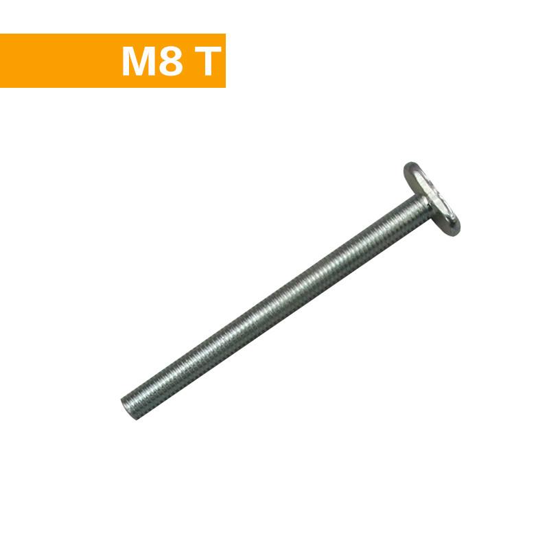 Woodworking T Track Slider M8 T Screw M8 Nut Saw Table Acting Hold Down Clamp for T-Slot T-Track Wood Work DIY Tools