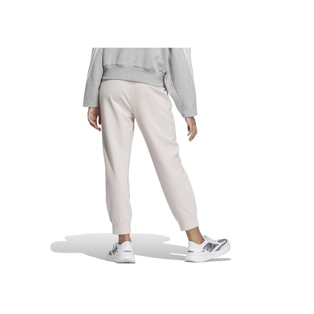 Adidas Logo Waistband Knit Sweatpants Women Bottoms Pink IM8831