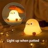 Silicone Penguin Night Light Cute Animal Nightlight Touch Bedside Sleep Lamp Timing Function USB Rechargeable Gifts