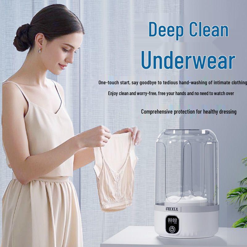 Portable Mini Wash Cup: Wireless, No-Installation Laundry Machine for Socks and Underwear