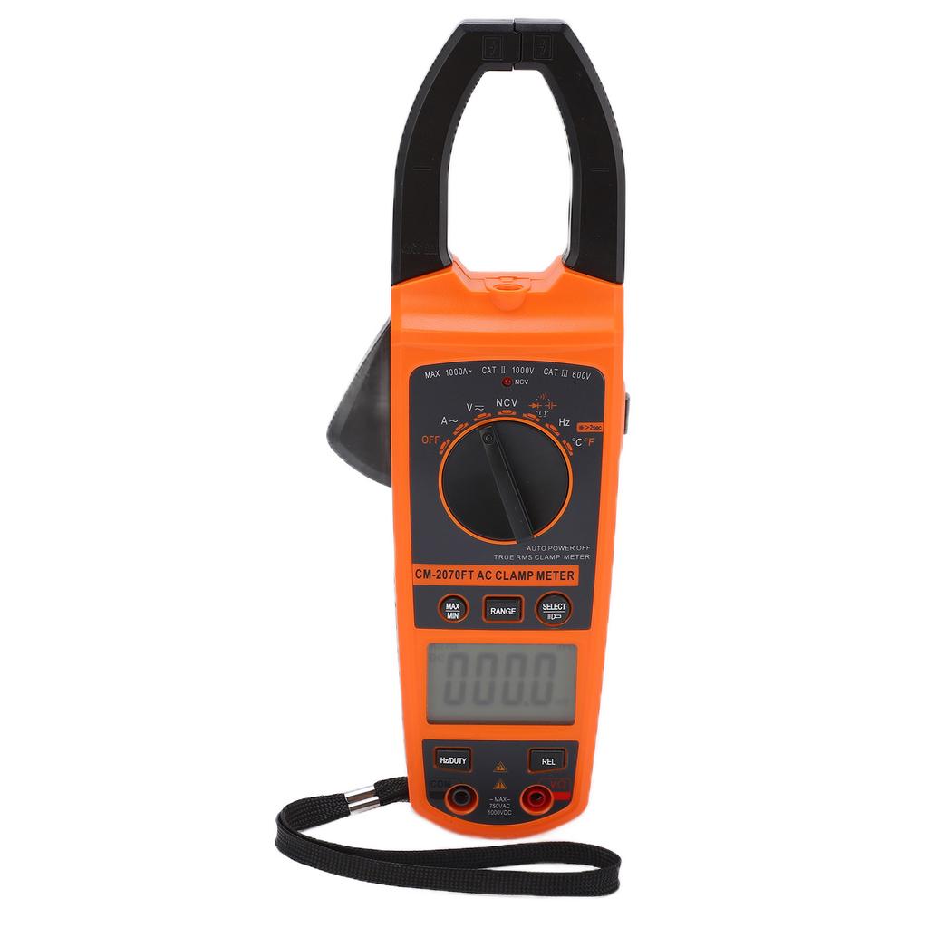 CM‑2070FT NCV RMS Digital Clamp Multimeter Multifunctional Current Voltage Tester 1000A