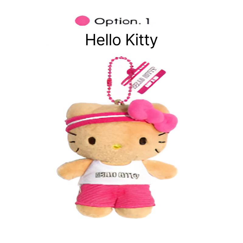 Sanrio Keyring Hello kitty/My Melody/Kuromi/Pochacco/Cinnamoroll/Pompompurin/Hangyodon