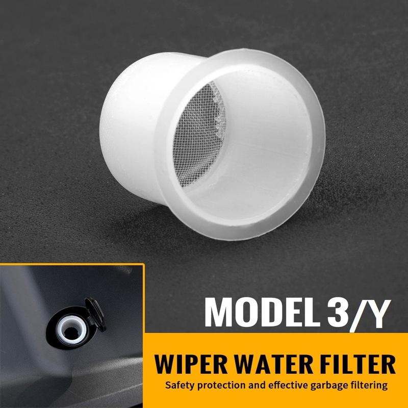 Windshield Washer Fluid Filter Glass Water Filter Screen Mesh Inlet Grill Protector For Tesla Model 3 Model Y