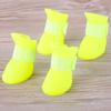 4Pcs Pet WaterProof Rainshoe Anti-slip Rubber Boot for Small Medium Large Dogs Cats Outdoor Shoe Dog Ankle Boots Pet Accessories