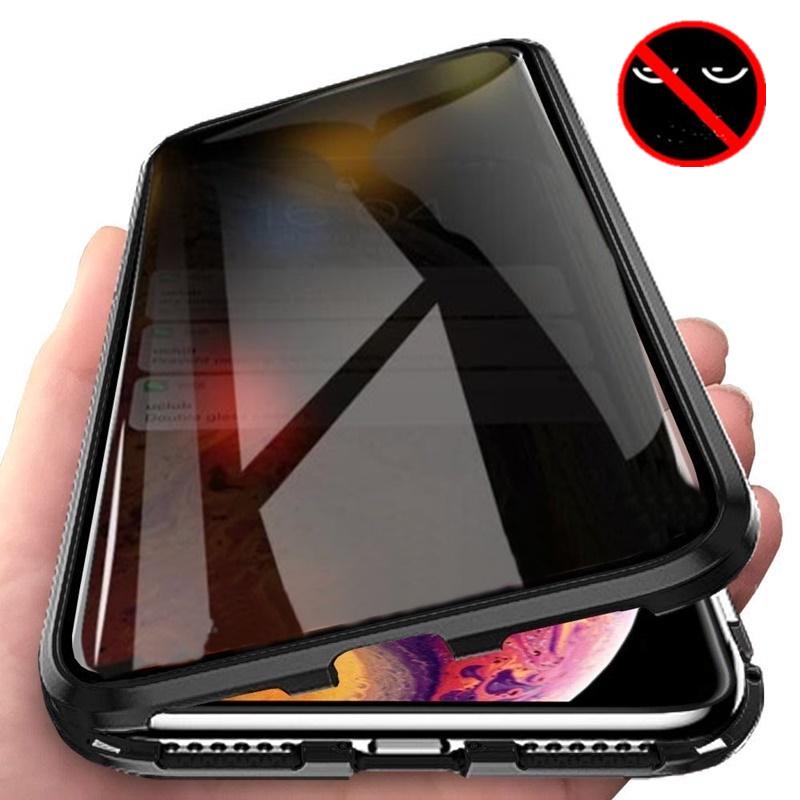 Anti Privacy Magnetic Case For Samsung Galaxy S25 S24 S23 S21 S22 Ultra Case S20 S23 S24 FE Plus S10E A70 A51 A71 Note 20 Cover