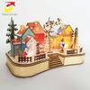 Laser Cut Wooden Christmas Village Scene Hand-Crafted Christmas House Decorations