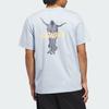 Adidas Originals FW25 DE Skateboard Merlin Cotton Knit Sports Short Sleeve T-Shirt Unisex Tops KR6366