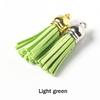 20Pcs/Lot 35mm Leather Tassel for Keychain Straps Jewelry Fiber Fringe Suede Tassel DIY Key Chain Pendants Jewelry Accessories