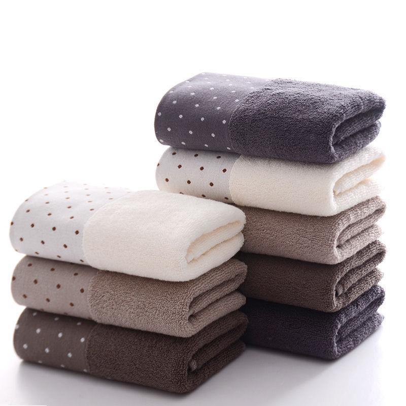 3pcs Face Wiping Towel Face Towel Thickened for Adults Soft Absorbent Non-shedding Home-use Full Cotton Face Towel for Washing Face