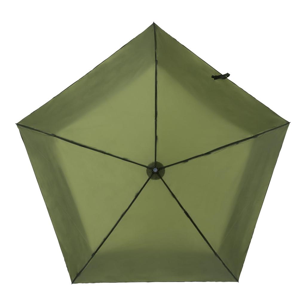 Magical Tech Ultra Lightweight 65g Folding Hand Easy Opening and Rain Diameter 50cm Khaki Umbrella, Opening, Closing, Umbrella, Plain, 80cm, Men's,