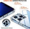 1.5MM Thick Air-Bag Clear Phone Case For iPhone 15 14 Pro 13 12 Mini 11 Pro Max SE 2020 7 8 Plus Thick Shockproof Silicone Cover