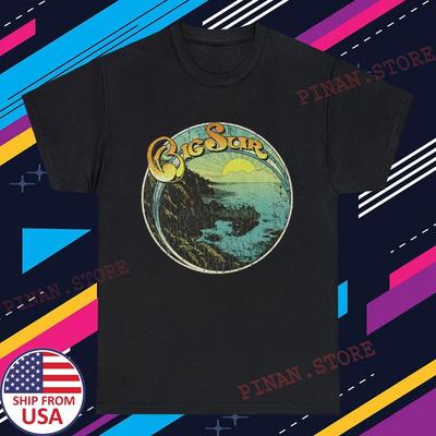 Big Sur Vintage Herren Schwarz Größe S-5XL