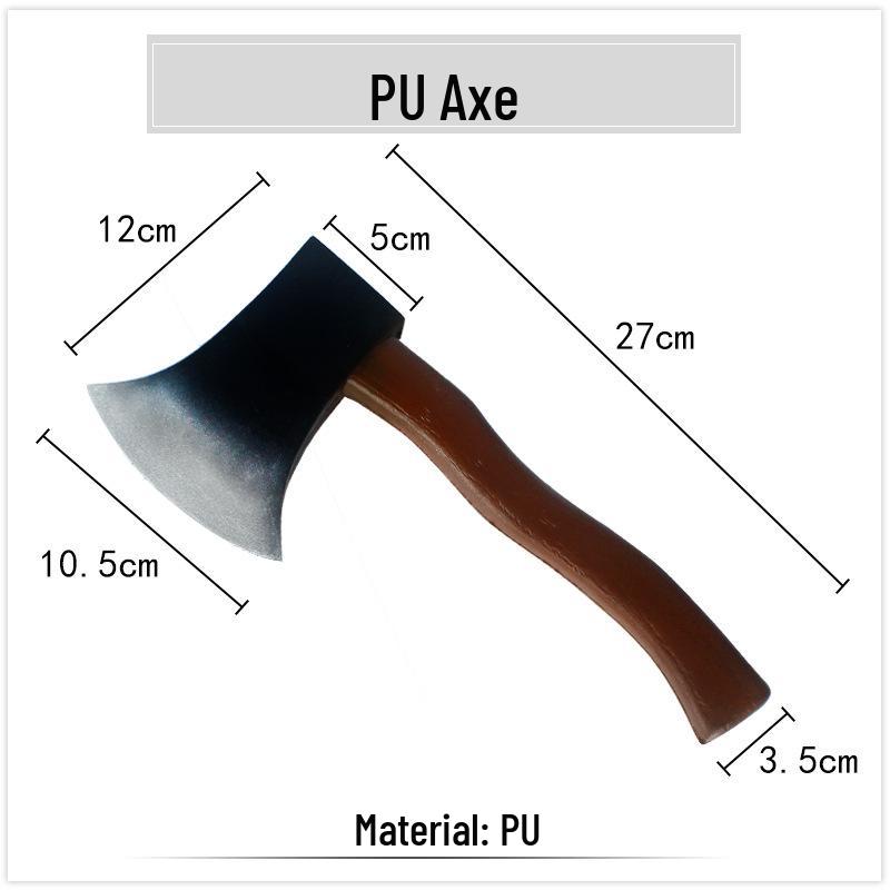 

Детский Хэллоуинский Пластиковый Топор Реквизит - Серебристая Имитация Игрушка для Фото и Костюма Regular
