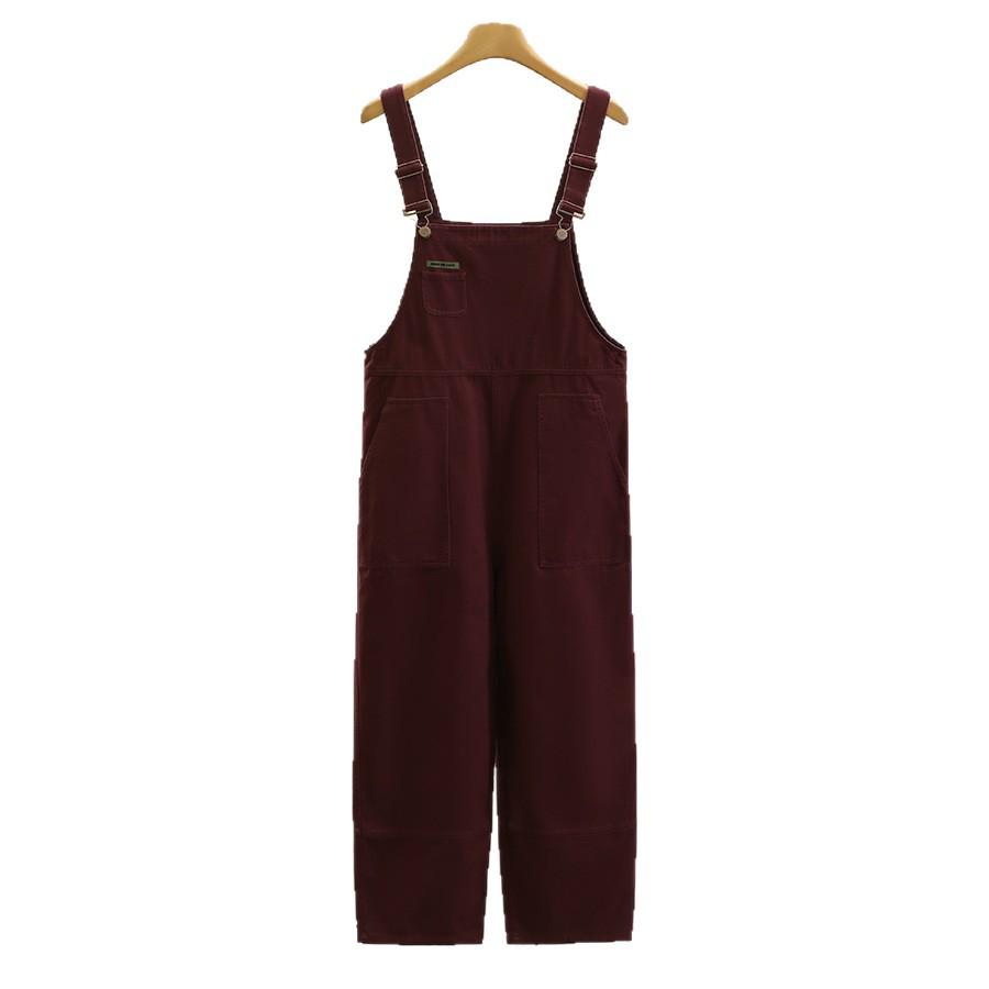 Korean Style Fashion Layered Denim Overalls - Youding 25 Autumn Collection