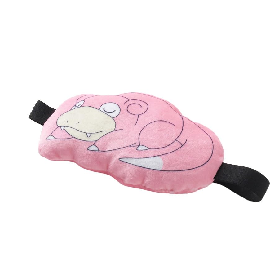 Squishy Eye Pink Pikachu and Snorlax Eye Cute and Travel Eye Care Pokémon Mask, Slowpoke, Pokémon Pillow, Fun, Accessories, Sleep, Relaxation,