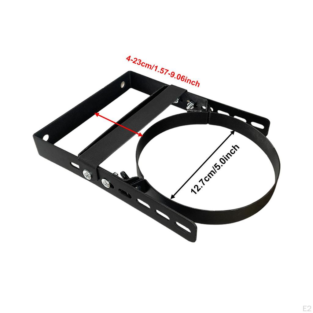 Suport Tub Coș de Fum Clemă Căptușeală Coș de Fum Portabil Hardware Rezistent la Căldură Ventilație de Uz Casnic Perete