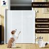 140cm Tall Pet Gate: Anti-Jump & Anti-Drill Barrier for Cats and Dogs