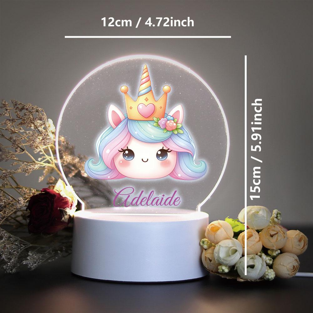 Cute Personalize Custom Unicorn Usb Atmosphere Table Lamp Usb Atmosphere Desk Lamp Usb Atmosphere Table Lamp