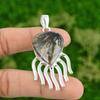 Friendship Day Deal Sterling Silver Stick Agate Gemstone Mother Pendant Jewelry