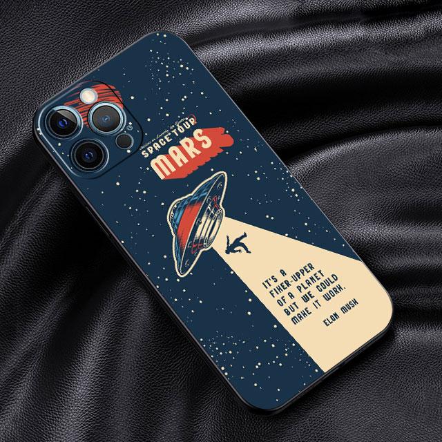 Soft Case For Apple iPhone 11 13 Pro Max 14 12 Mini 7 8 Plus X XS XR SE 2020 6 6S 5 5S Phone Cover Funda Cartoon Cool Astronaut