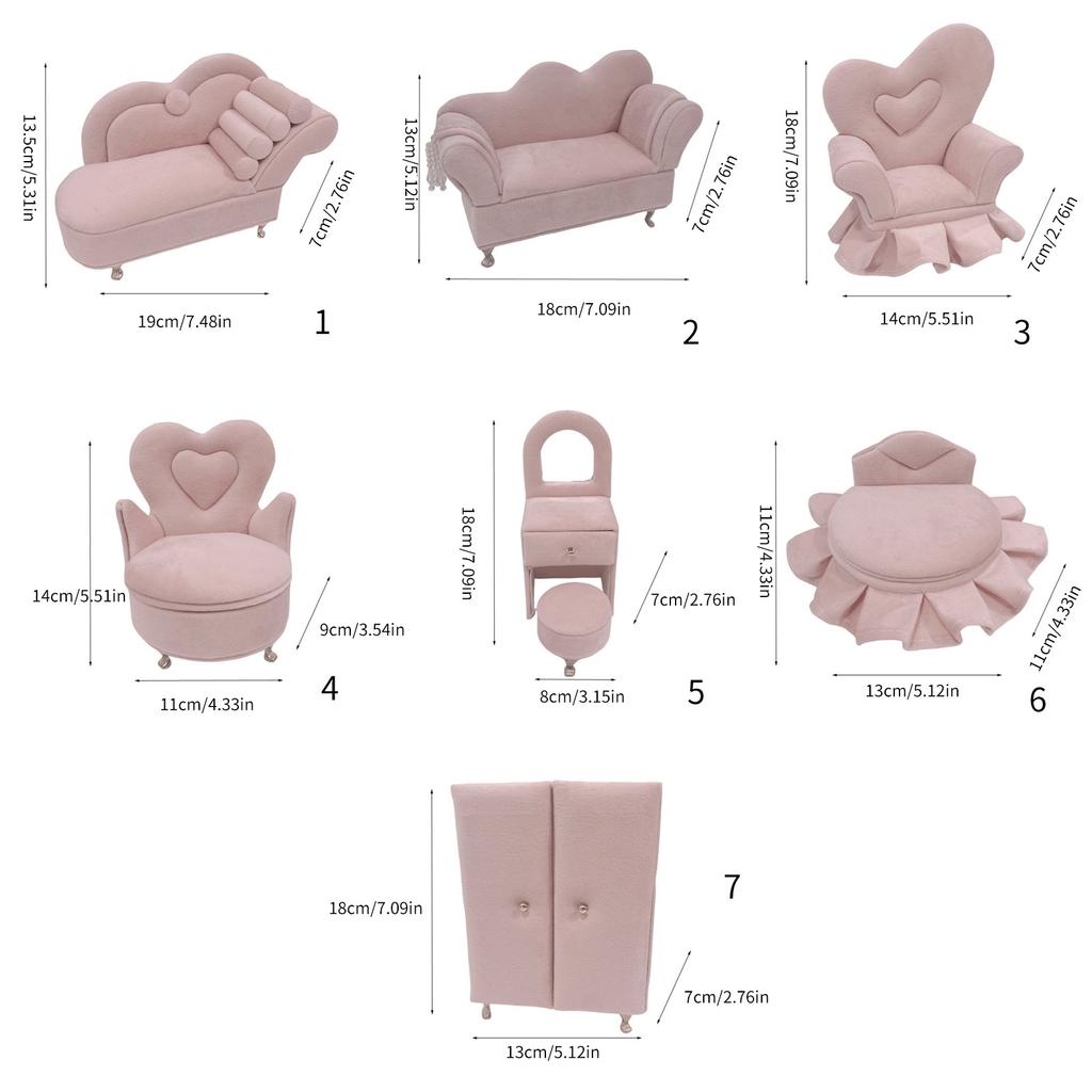 Sofa Shaped Jewelry Box Beautiful Jewelry Case Jewelry Storage Organizers Plush Texture for Fashionable Jewelry Storage