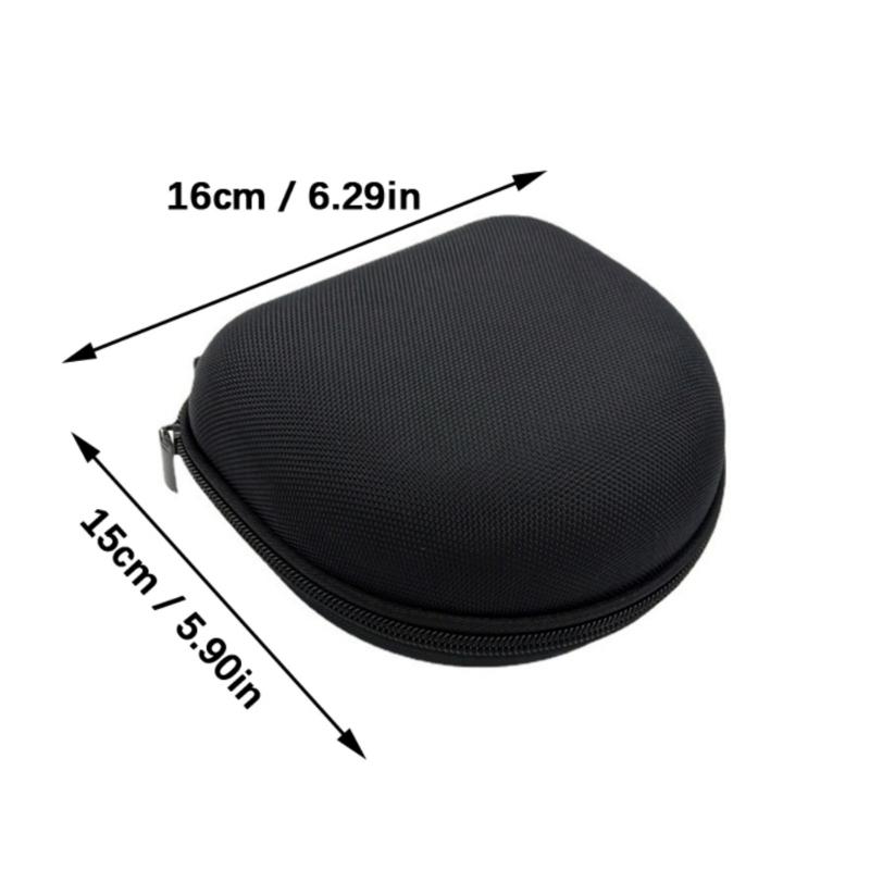 EVA Headphone Carrying Case Organiser Bag with Mesh Pocket for MAJOR III Accessories Black